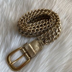Gold Combined Chainlink Belt Size S/M